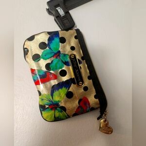 Betsey Johnson butterfly wristlet